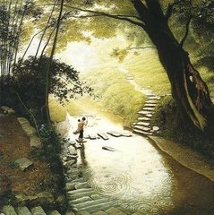 清明日园林寄友人