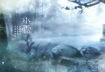 腊初小雪后圃梅开二首