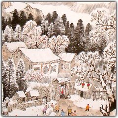 鹊桥仙（丙寅除夕立春，骨肉团聚，是夕大雪）