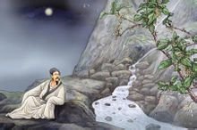 宿蓝田山口奉寄沈员外