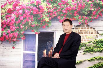 百花亭晚望夜归